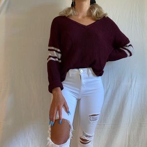 V-neck Sweater